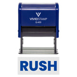 RUSH Self-Inking Office Rubber Stamp