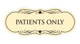 Signs ByLITA Designer Patients Only Sign
