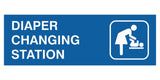 Basic Diaper Changing Station Door / Wall Sign