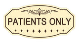 Signs ByLITA Victorian Patient Only Sign