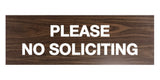 Signs ByLITA Basic Please No Soliciting Sign