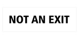 Signs ByLITA Basic Not An Exit Sign