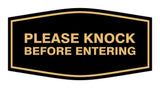 Signs ByLITA Fancy Please Knock Before Entering Sign