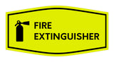 Signs ByLITA Fancy Fire Extinguisher Sign with Adhesive Tape, Mounts On Any Surface, Weather Resistant, Indoor/Outdoor Use