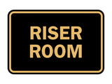 Signs ByLITA Classic Framed Riser Room