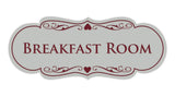 Signs ByLITA Designer Breakfast Room Sign