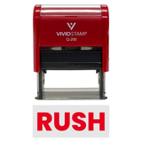 RUSH Self-Inking Office Rubber Stamp