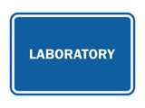 Signs ByLITA Classic Framed Laboratory Sign