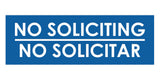 Signs ByLITA Basic No Soliciting No Solicitar Sign