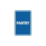 Portrait Round Pantry Sign