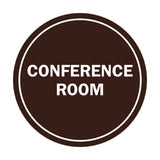 Signs ByLITA Circle Conference Room Sign
