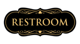 Designer Restroom Sign
