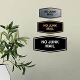 Signs ByLITA Fancy No Junk Mail Sign