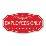 EMPLOYEES ONLY Victorian Door / Wall Sign