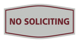 Signs ByLITA Fancy No Soliciting Sign