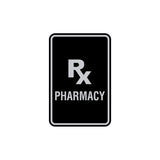 Portrait Round Rx Pharmacy Sign