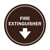 Signs ByLITA Circle Fire Extinguisher Sign