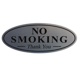 Oval NO SMOKING Thank You Sign