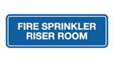 Signs ByLITA Standard Fire Sprinkler Riser Room Sign