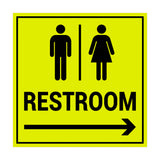Signs ByLITA Square Restroom Sign