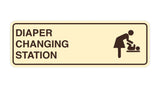 Signs ByLITA Standard Diapers Changing Station Sign