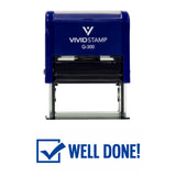 Well Done Teacher Self Inking Rubber Stamp
