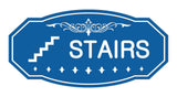 Victorian Stairs Sign