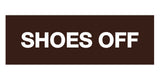 Signs ByLITA Basic Shoes Off Sign