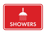 Classic Framed Showers Wall or Door Sign