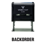 Backorder Self Inking Rubber Stamp