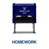 Homework Teacher Self Inking Rubber Stamp