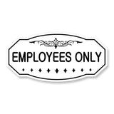 EMPLOYEES ONLY Victorian Door / Wall Sign