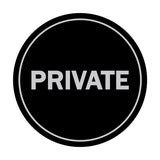 Signs ByLITA Circle Private Sign