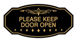 Victorian Please Keep Door Open Wall or Door Sign