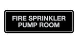 Signs ByLITA Standard Fire Sprinkler Pump Room Sign