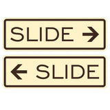 Classic Slide Door Sign