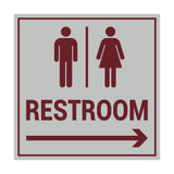 Signs ByLITA Square Restroom Sign