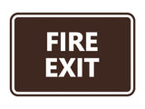 Signs ByLITA Classic Fire Exit Sign