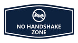 Signs ByLITA Fancy No Handshake Zone Sign