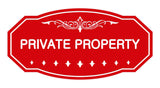 Victorian Private Property Sign