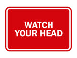 Signs ByLITA Classic Framed Watch Your Head Sign