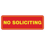 Standard No Soliciting Sign