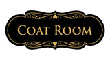 Signs ByLITA Designer Coat Room Sign