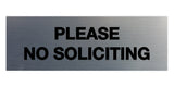 Signs ByLITA Basic Please No Soliciting Sign