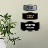 Signs ByLITA Fancy Server Room Sign