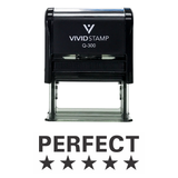 PERFECT (5 Stars) Teacher Self Inking Rubber Stamp