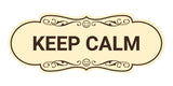 Designer Keep Calm Wall or Door Sign