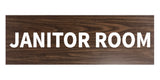 Signs ByLITA Basic Janitor Room Sign