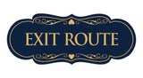 Signs ByLITA Designer Exit Route Sign