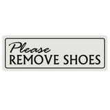 Standard Please Remove Shoes Wall Door Sign